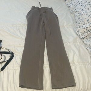 Straight leg brown Taupe sweat Pants